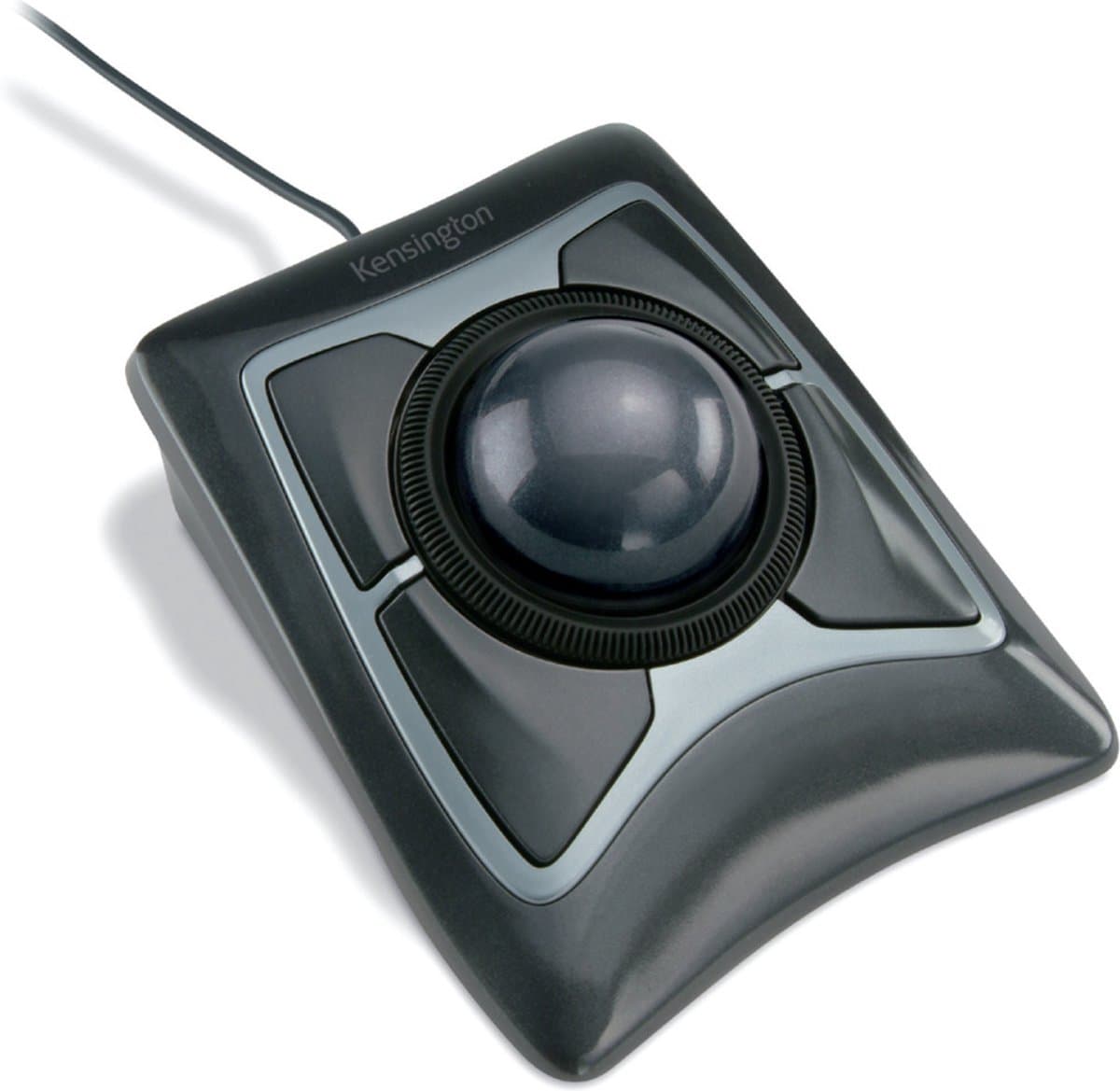 Kensington Expert Optische en Ergonomische Bedrade Muis/Trackball - Compatibel Met PC En Mac - Zwart - 1 Stuk