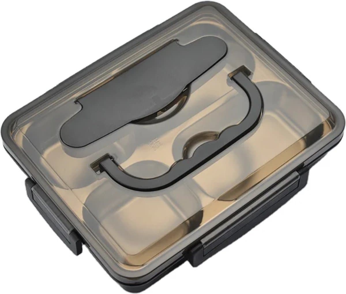 Nieuw Ontwerp lunchbox 1200 ml 4 Compartiment 304 Rvs Thermisch Geïsoleerd
