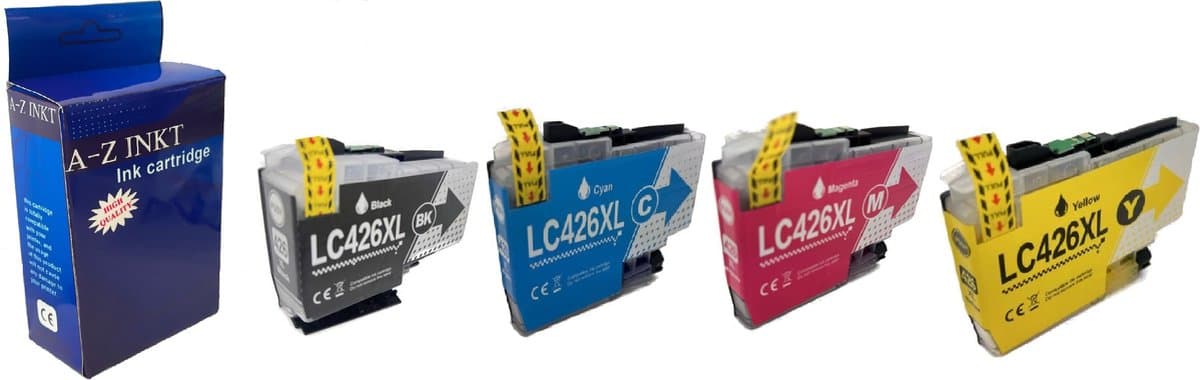 Atotzinkt LC426XL Multipack 4 kleuren BK/C/M/Y – De Beste Keuze voor Uw Brother Printer