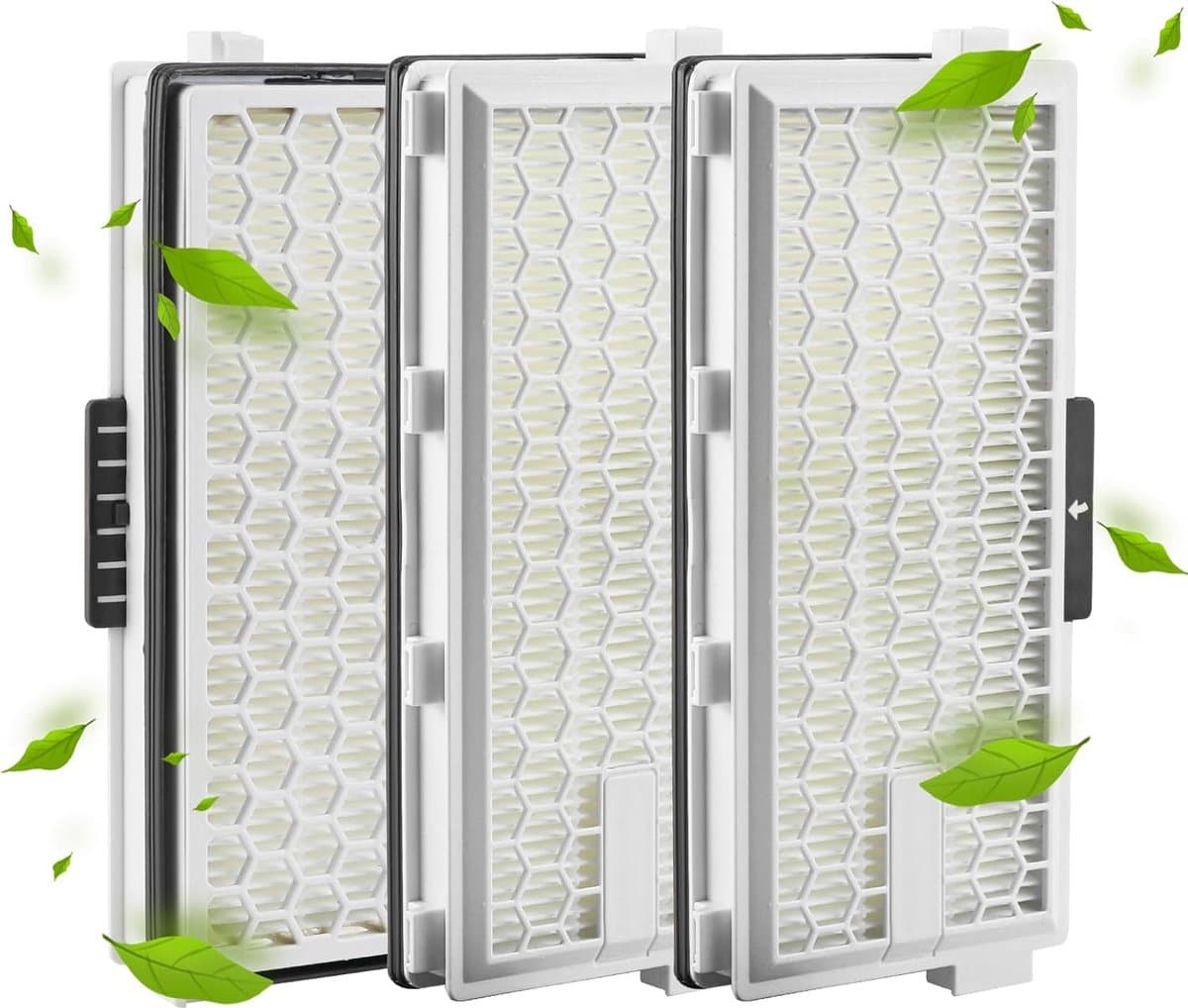 3 Hepa Airclean Plus filters 50 wit voor Miele Complete C3 Powerline, filter voor stofzuiger S8340, Air Clean Sf-Ha 50 voor Complete C2 C3 Compact C1 C2, voor S4000, S5000, S6000 E S8000
