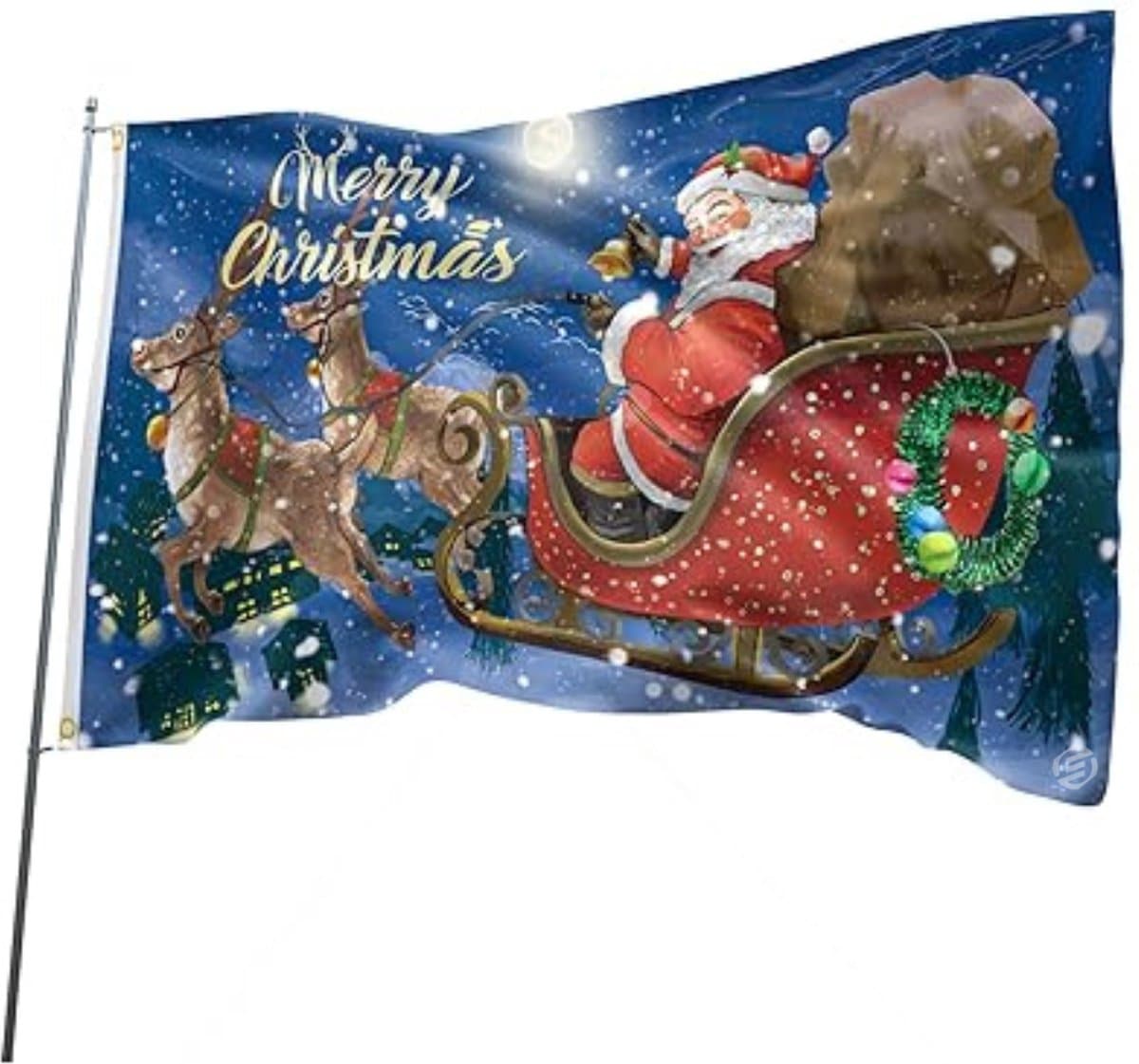 Equivera Kerstversiering Buiten - Kerstversiering - Kerst Versiering - Kerst Decoratie - Kerstdecoratie - Kerstdecoratie voor Buiten - Voor de Leukte Kerstviering!