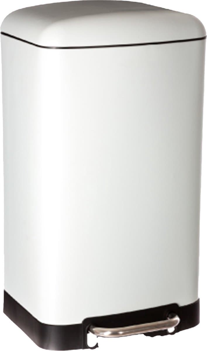 5five metalen prullenbak Ariane - 30L, wit