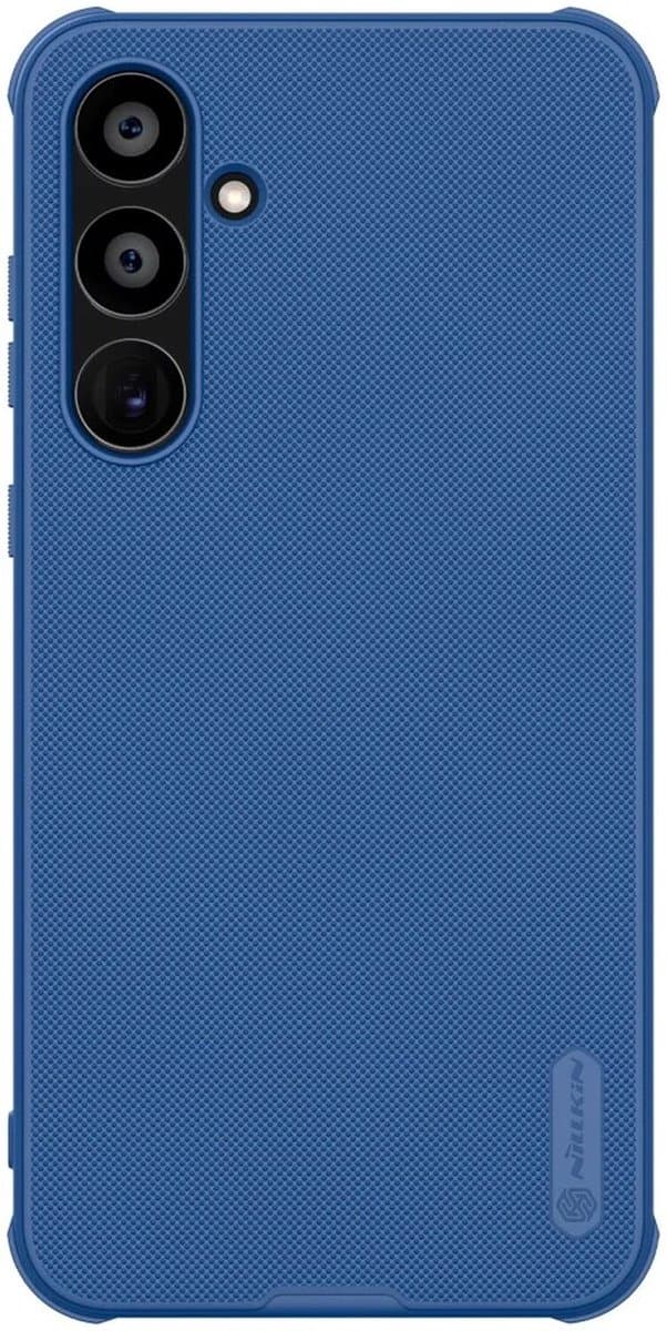 Nillkin Super Frosted Shield Hoesje Geschikt voor Samsung A55 Back Cover Blauw