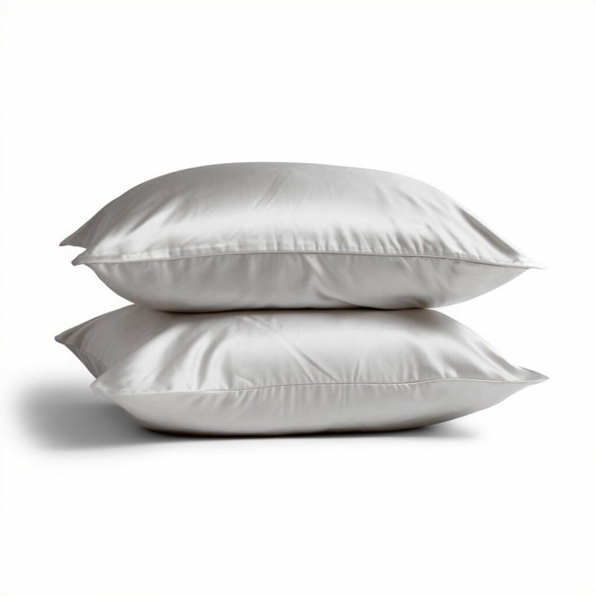 2x Zijden Kussensloop 50x70cm Maanlicht Hotelsluiting 22 Momme - Kussensloop set - Luxe Silk Kussensloop 100% moerbei zijde - Zijde kussensloop - Silk Heaven - 50x70cm / Hotelsluiting