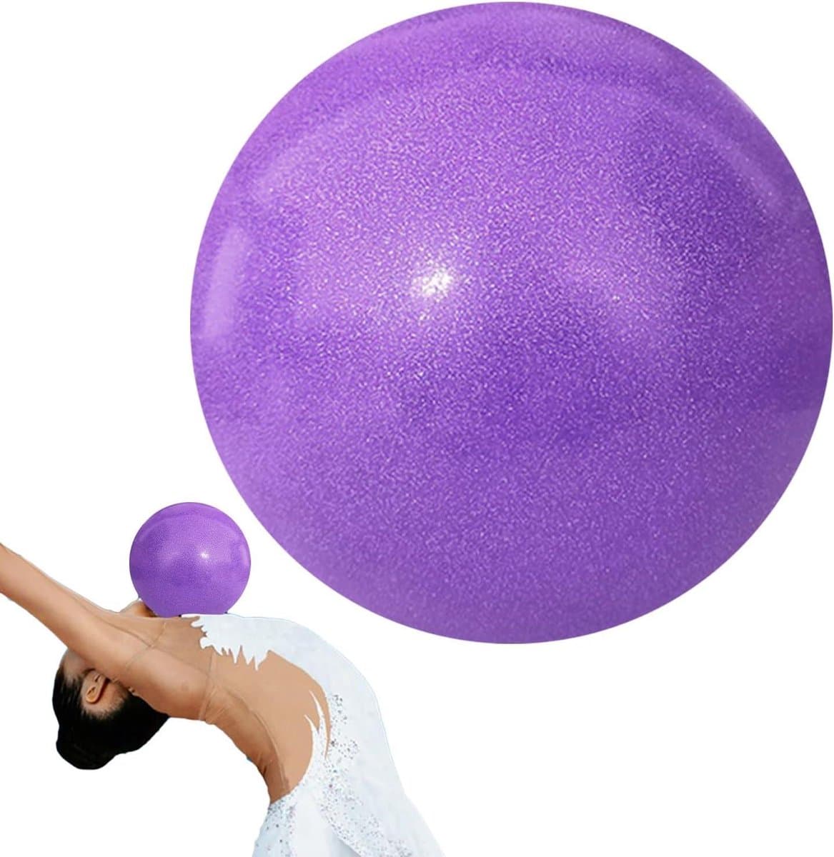 Gymnastiekbal - Pilatesbal Bal - Stabiliteit Trainen - Verbeterde Grip - 15 cm - Paars