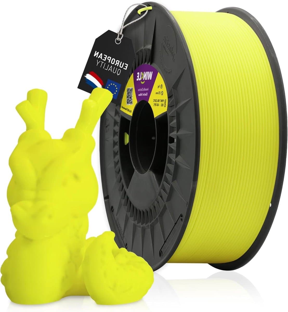 PLA HD Filament - 3D Printer Filament - 3D Printen - Fluorescerend Uiterlijk - 1.75mm/1kg - Elektrisch Geel