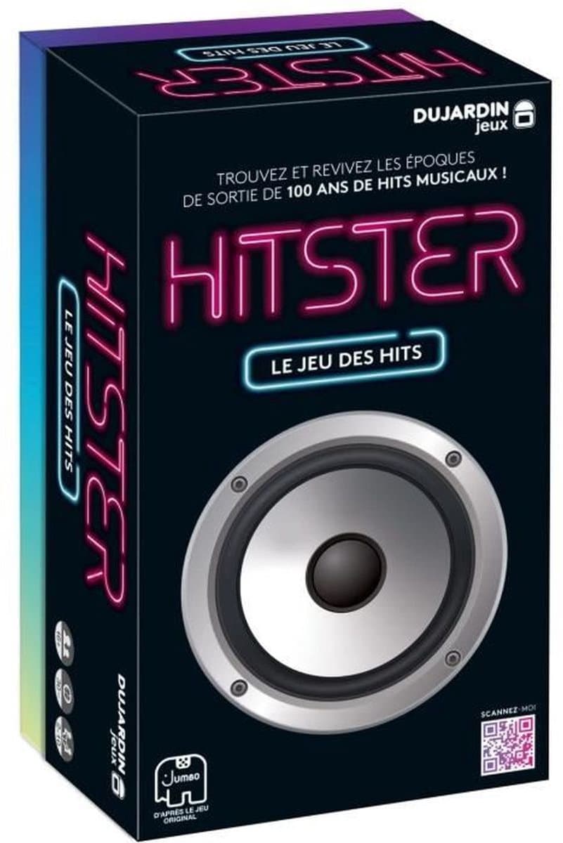 Jumbo - Hitster Original - Franstalig Partyspel - Actiespel - Franse editie - Muziekspel vanaf 16 jaar