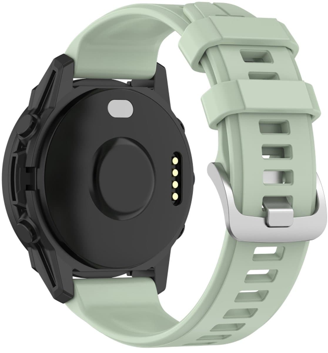 Voor Garmin Forerunner 955 /255 /745 22 mm Silicone Watch Band (Mint Green)