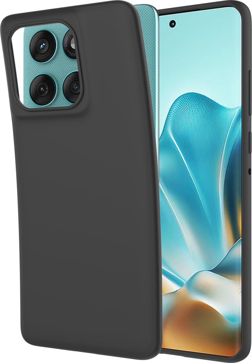 Just in Case Soft Design Motorola Edge 60 Fusion Back Cover Zwart