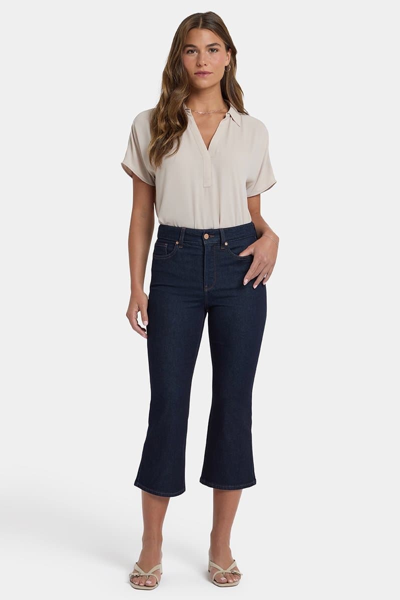 Monica Kick Flare Crop Jeans