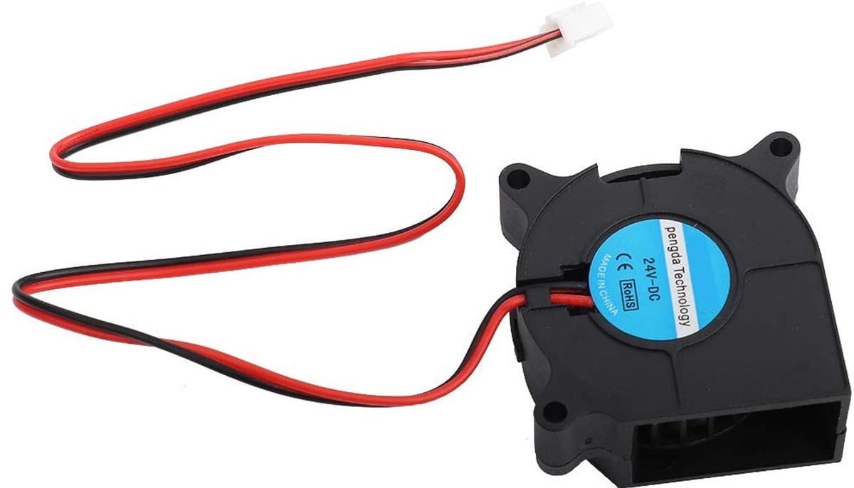 Cosensi - Dailygoods - Dailygoody - 24V Turbo Fan 40x40x20mm - Hoge Ventilatie voor 3D Printer - Effectieve Koeling - Compact formaat - Geschikt voor 3D printen - Zwart