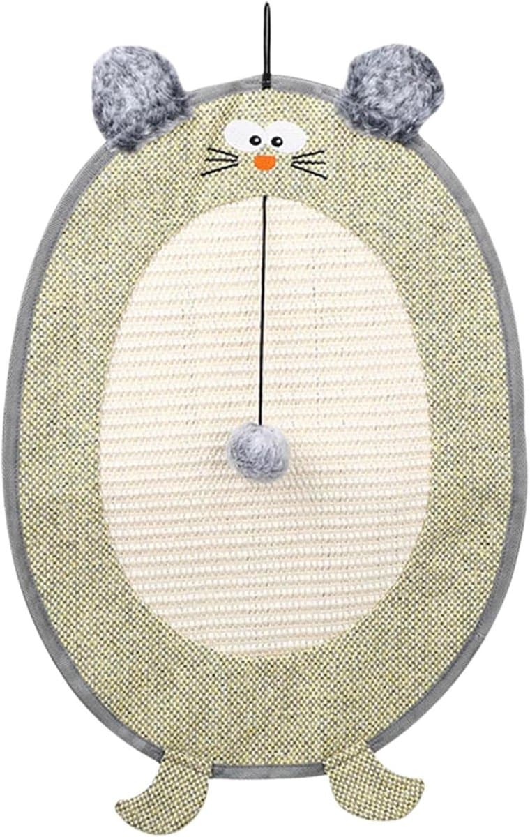 Krabmat Kat - Krabbelbord Sisal - Meubels Beschermen - Natuurlijke Stimulatie - 40x30 cm - Natuurlijk