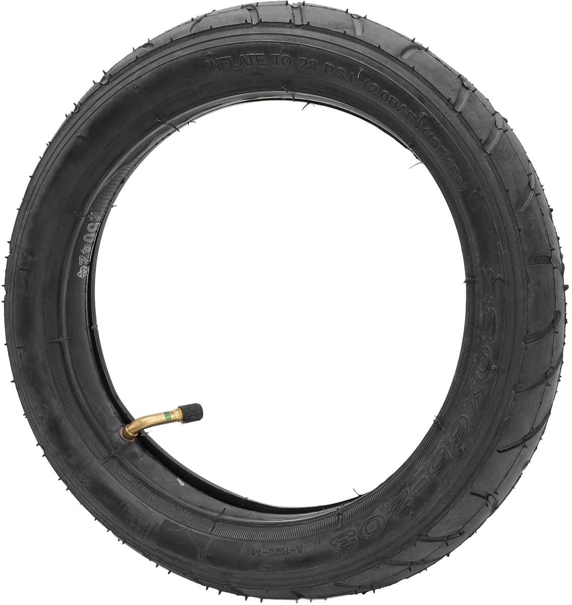 JHUBERS- Binnenband Kinderfiets - Rubber - Schokabsorptie - Duurzaam - Lekvrij - Eenvoudige installatie - 280x65-203 - Fietsband