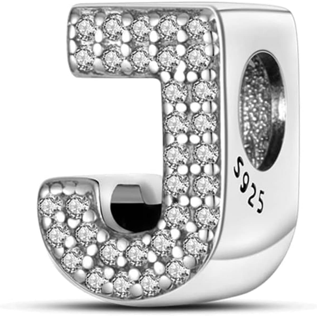 Sterling Zilveren Letter Bedel voor Armband en Ketting 925 Zilveren Hanger A-Z
