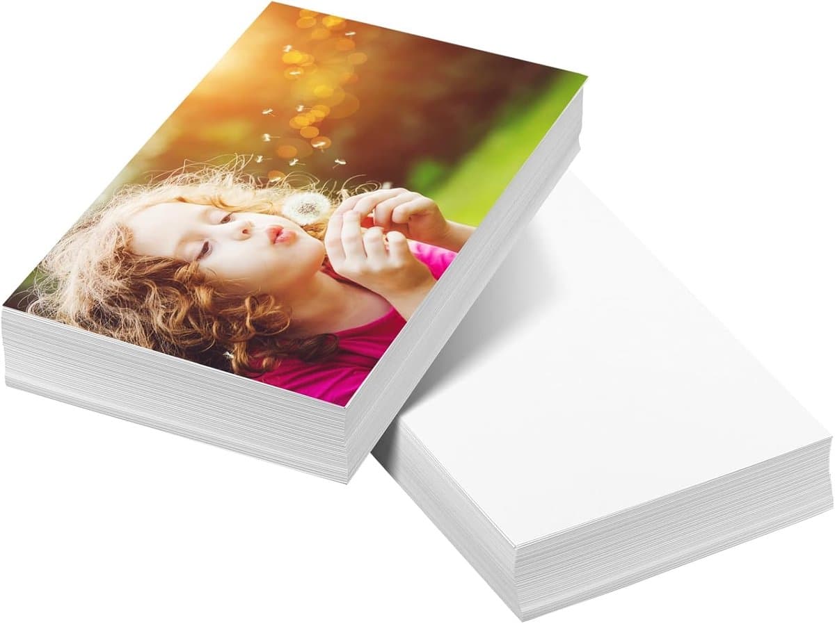 Fotopapier 10 x 15 cm - 200 vellen voor Inkjetprinters - Glanzend en Waterbestendig
