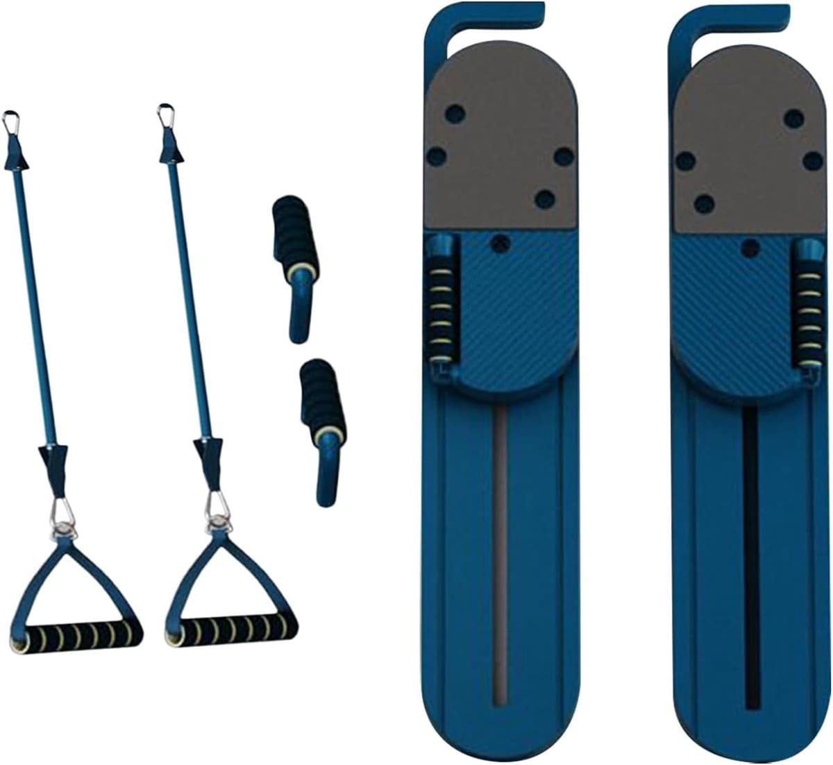 Pilatesbord - Fitnessapparaat - Core Training - Opvouwbaar Ontwerp - 85cm Lengte - Blauw