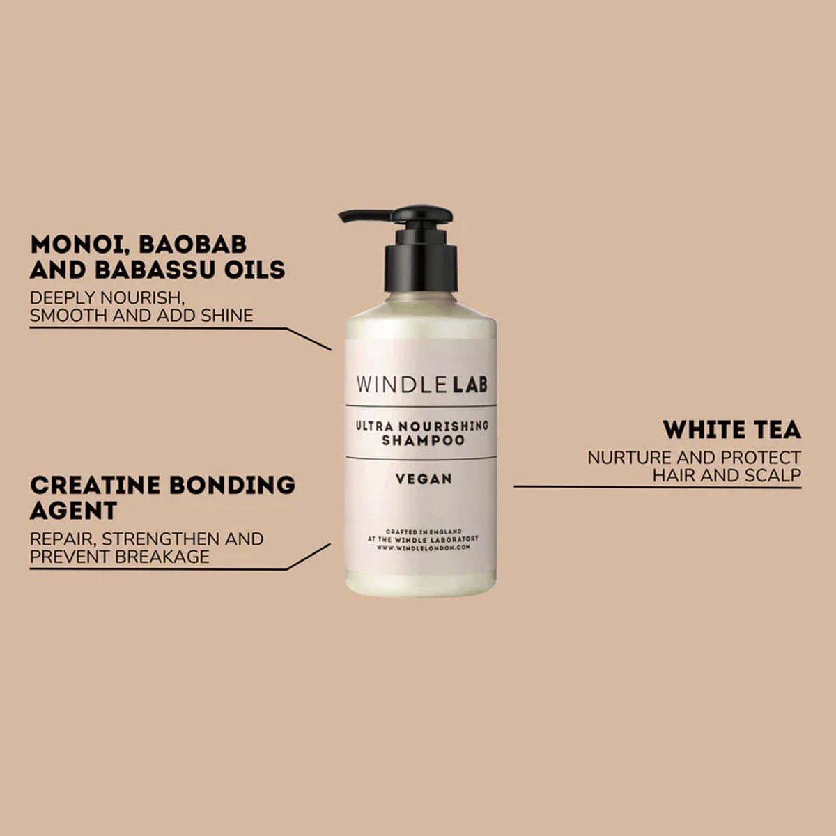 Ultra Nourishing Shampoo - 1000ml - Windle Lab