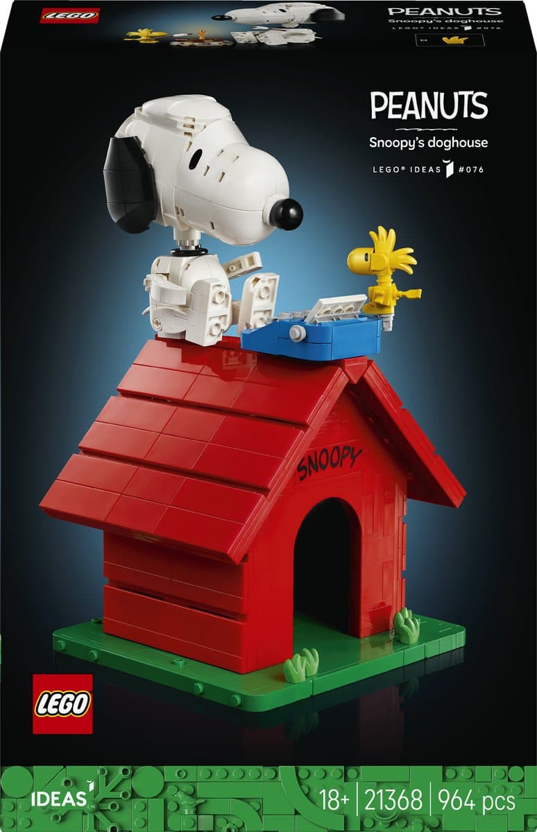 LEGO Ideas Peanuts: Snoopy's Hondenhok 21368