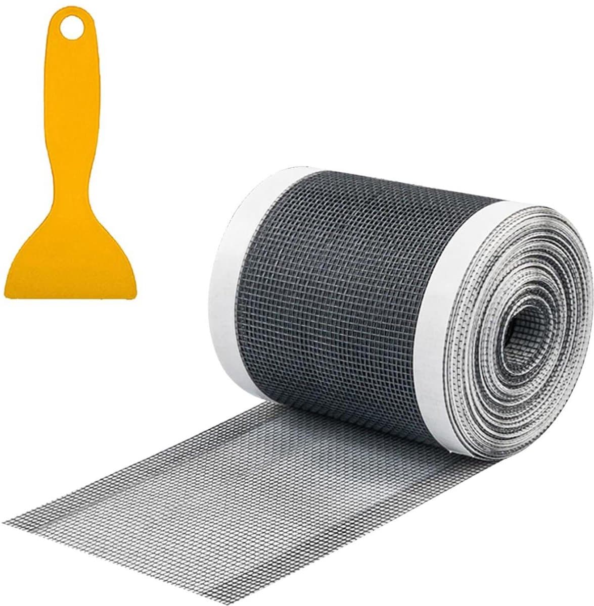 Douchehaarzeef - Badkuip En Gootsteen - Waterdoorlatend Mesh Filter Met Zelfklevende Onderzijde - 10 M - Voor Douches En Keukens - Zwart