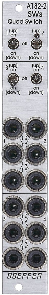 Doepfer A-182-2 Quad Switches - Logic modules