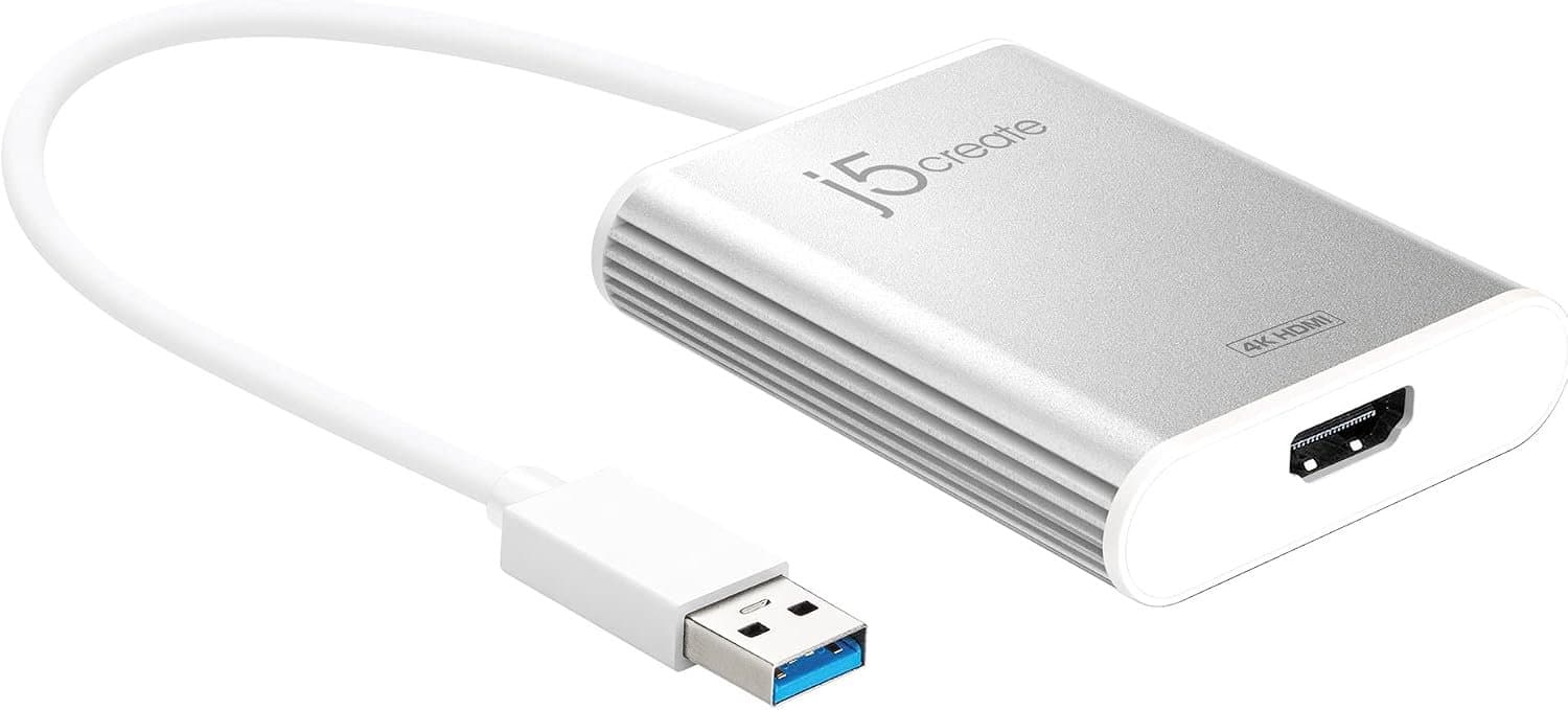 j5create USB 3.0 naar 4K HDMI Adapter - Aluminium Behuizing