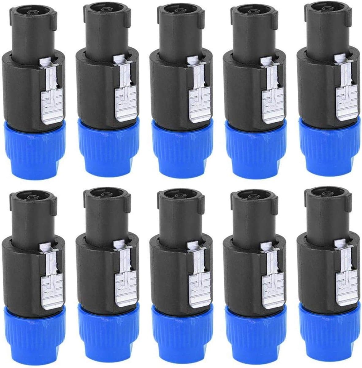 Speakon-stekker, functionele koperen vernikkeling Elektronische producten Elektronica voor elektrische luidsprekers(blue)