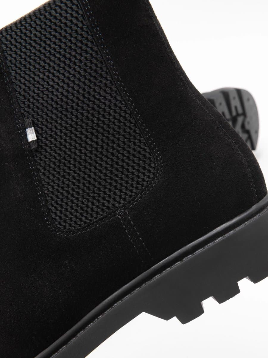 Italian Style - Heren Schoenen - Zwart - Suede - Italia Moda