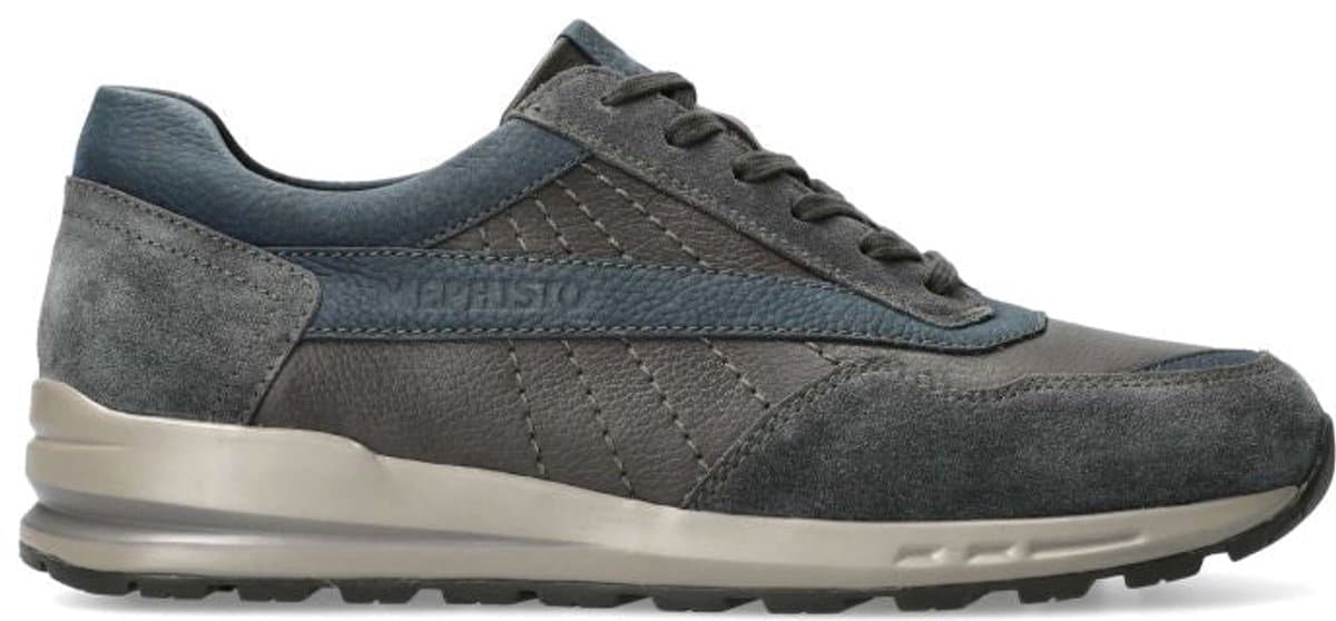 Mephisto Barth - heren sneaker - Blauw - maat 44 (EU) 9.5 (UK)