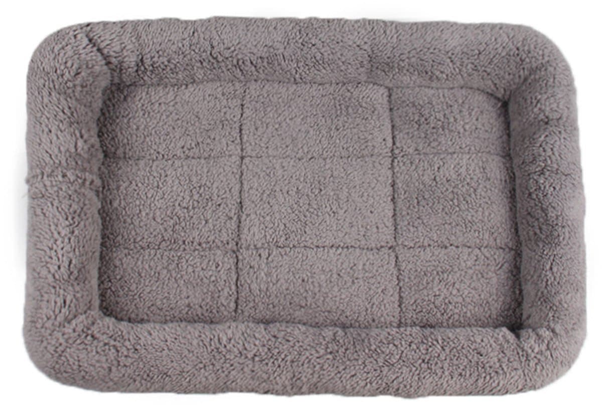 Katte- en hondenkussen - zacht pluche - ideaal voor binnen - glacier, 42 x 28 cm