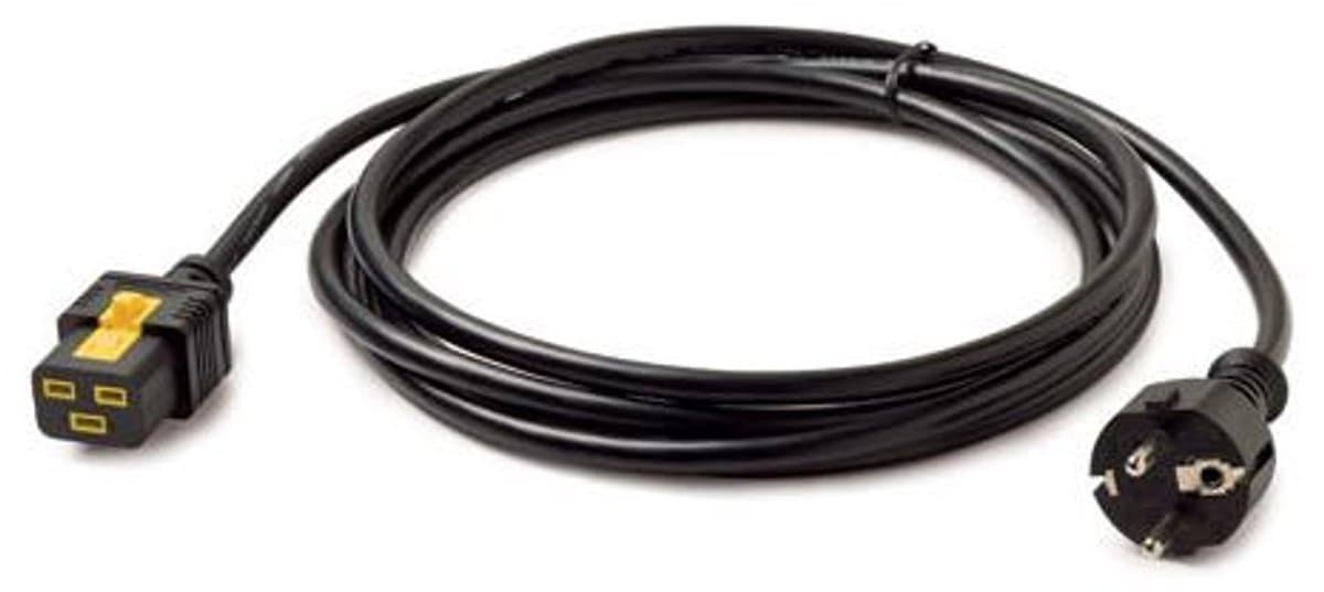 APC - Voedingskabel - IEC 60320 C19 naar CEE 7/7 (M) - 240 Volt wisselstroom V - 16 A - 3 m - zwart - voor P/N: SMX3000RMHV2UNC