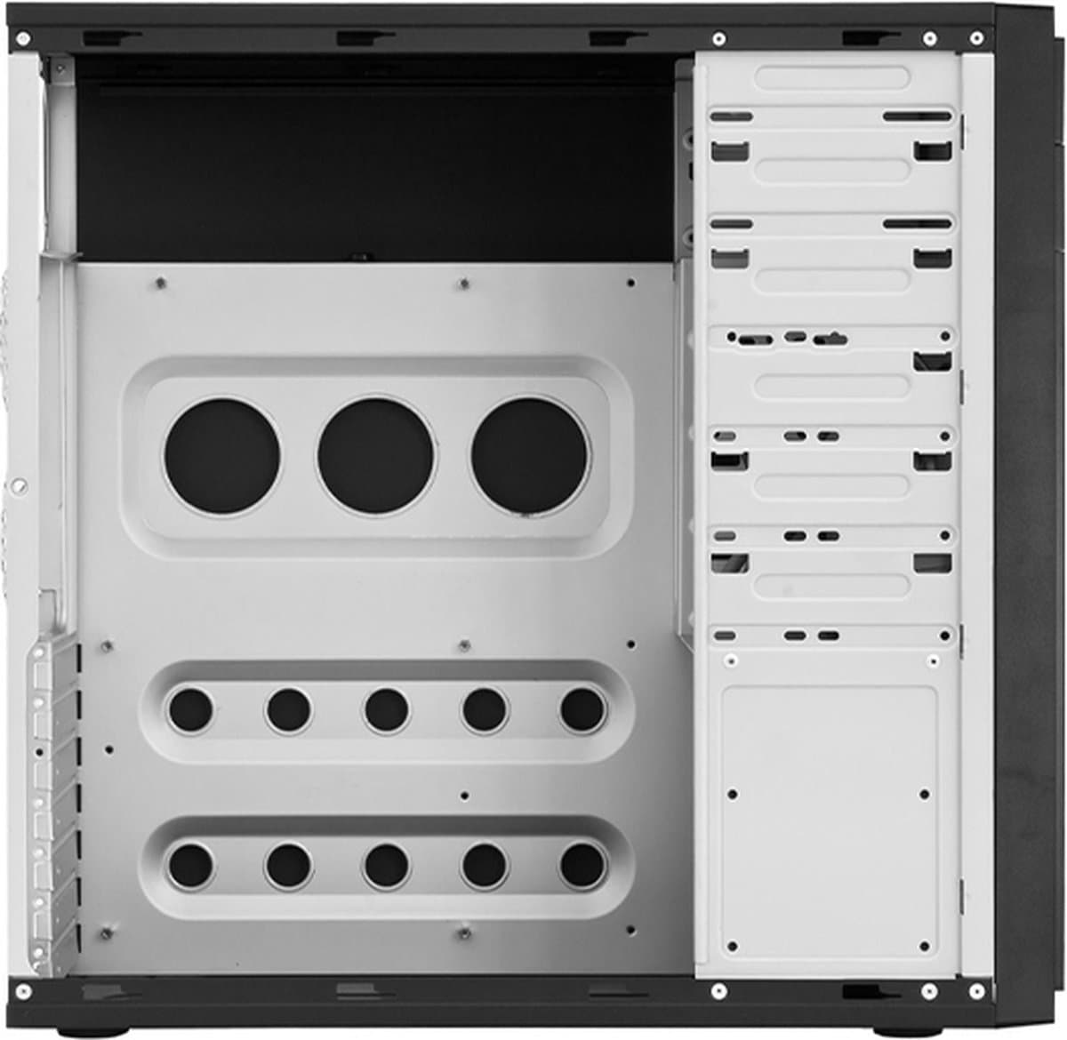 Chieftec Case Elox HQ-01B-OP ATX Black 2xUSB3.0 NO PSU