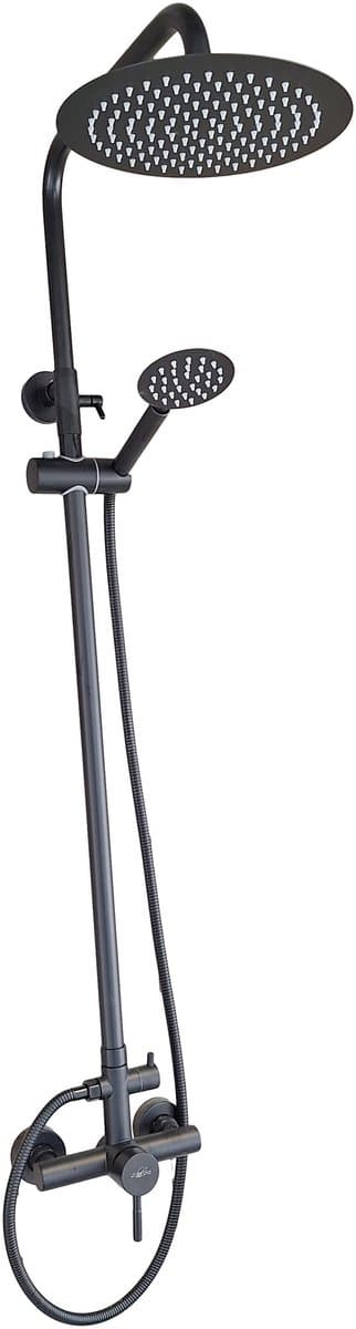 LINEA UNO - Lida - Mat zwart - Doucheset opbouw - Mat zwart - 201311