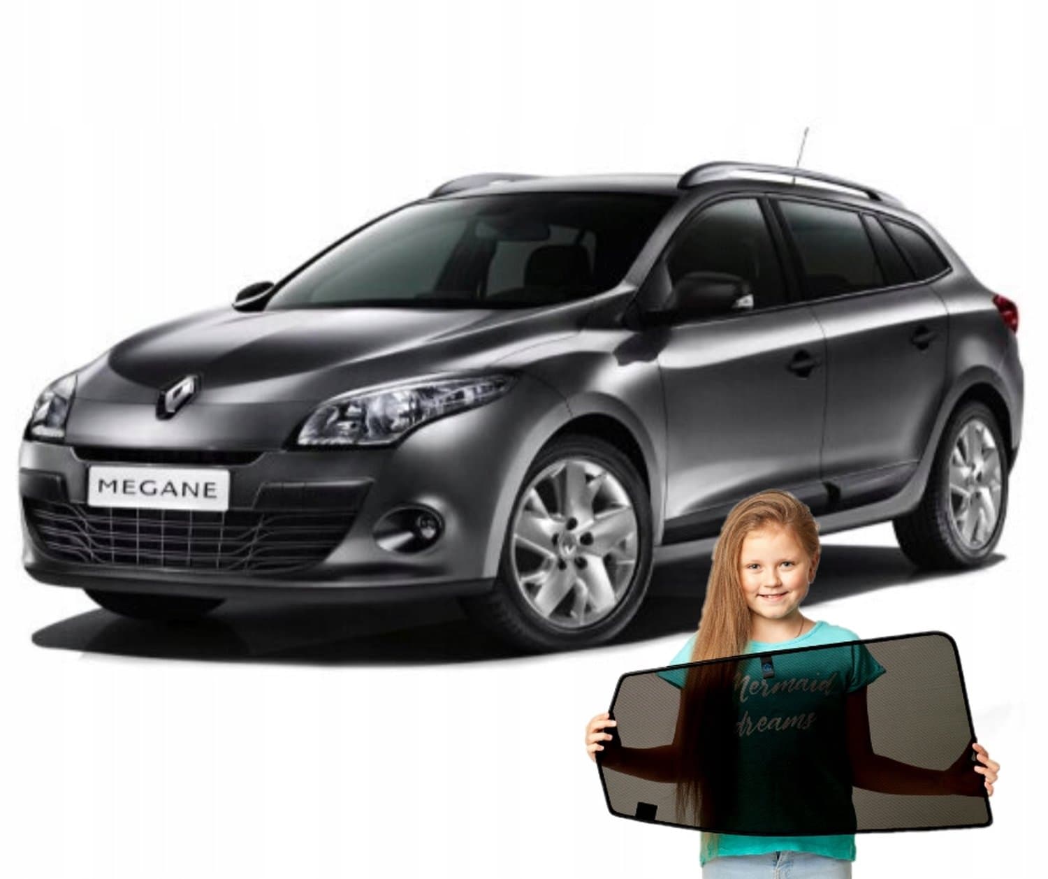 RayStop Zonneschermen Renault Megane 3 Kombi - Set van 5