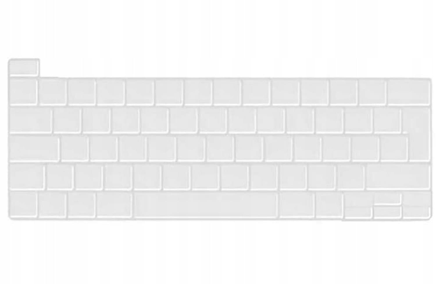 Transparante Toetsenbordhoes voor MacBook Pro 13" (2019-2023)