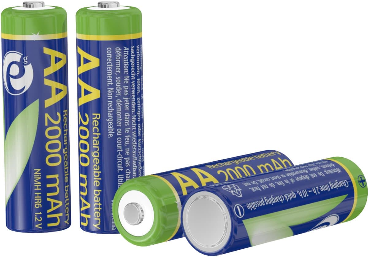 Gembird EG-BA-AA20R4-01 huishoudelijke batterij Oplaadbare batterij AA Nikkel-Metaalhydride (NiMH)