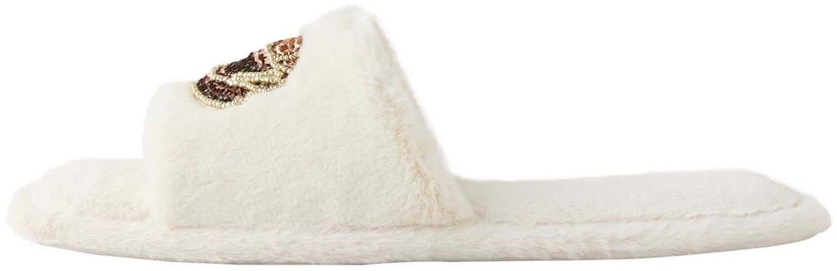 Next Croissant Embelished Slidder Slippers