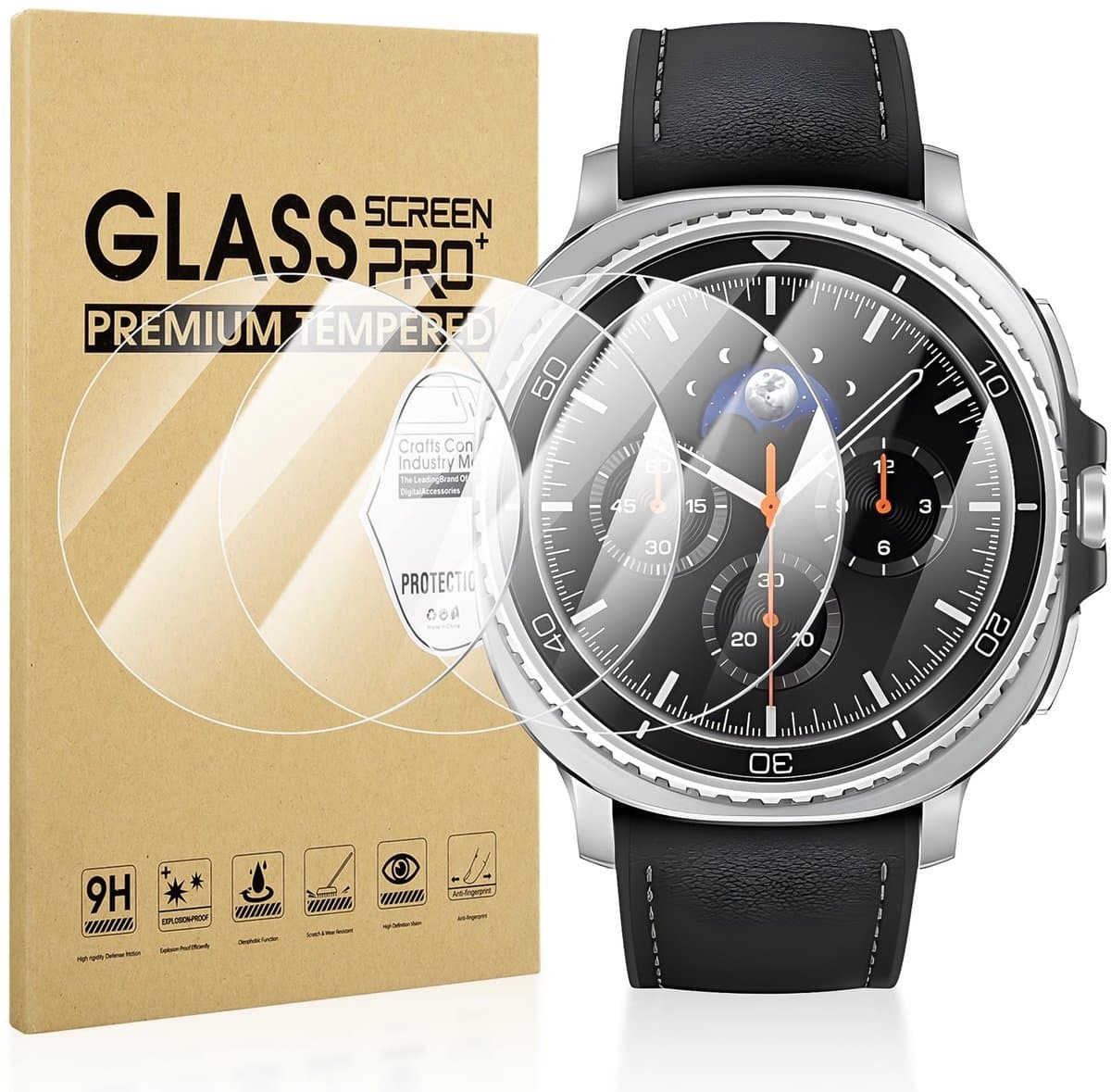 Dailygoods - Schermbeschermer voor Samsung Galaxy Watch 8 Classic 46mm
