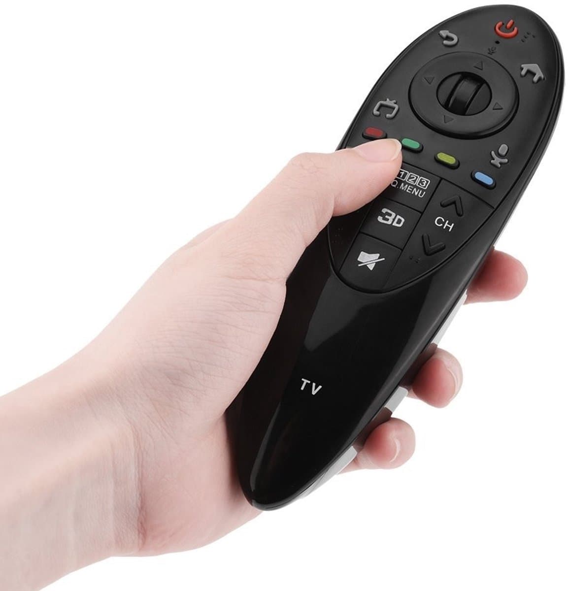 Shopcentral - TV Remote Control - Slimme 3D TV Afstandsbediening - 30 meter bereik - Magische functies - Stemcontrole - Geschikt voor LG 3D Smart TV