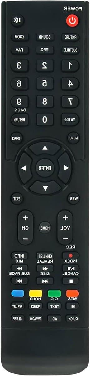 VINABTY RM-C3311 Vervangen Afstandsbediening geschikt voor JVC TV Compatible Models LT-43HW97U LT-49HW97U LT-55HW97U -No equipment required