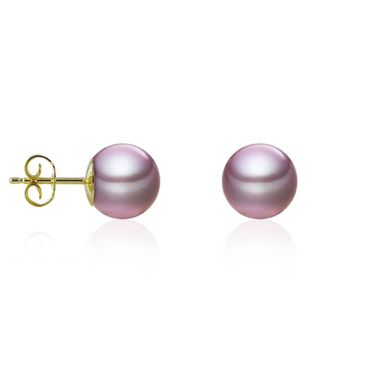 Luna-Pearls - 311.2081 - Oorbellen - 585/-Geel goud met Zuidzee gekweekte parel