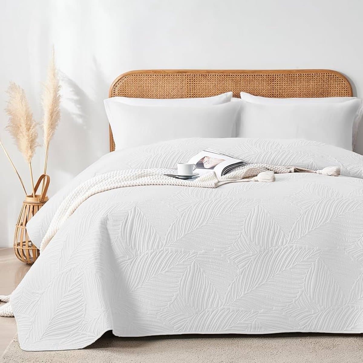 Ultrasone Sprei 240x260 cm - Dubbelzijdig - Wit - Polyester