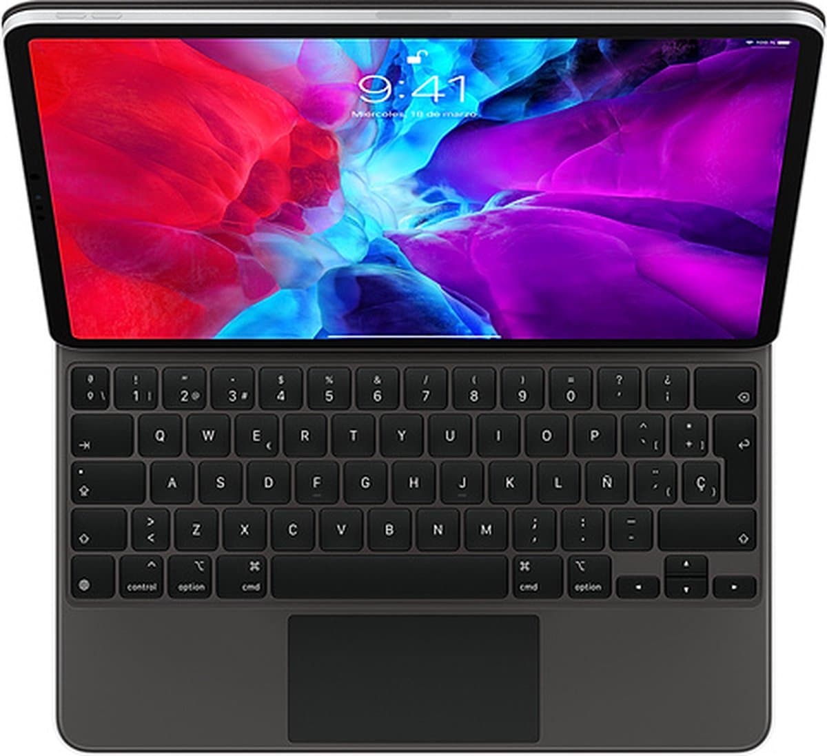 Apple - Magic Keyboard - iPad Pro 12.9-inch (3,4th generation) - QWERTY - Spaans - Zwart