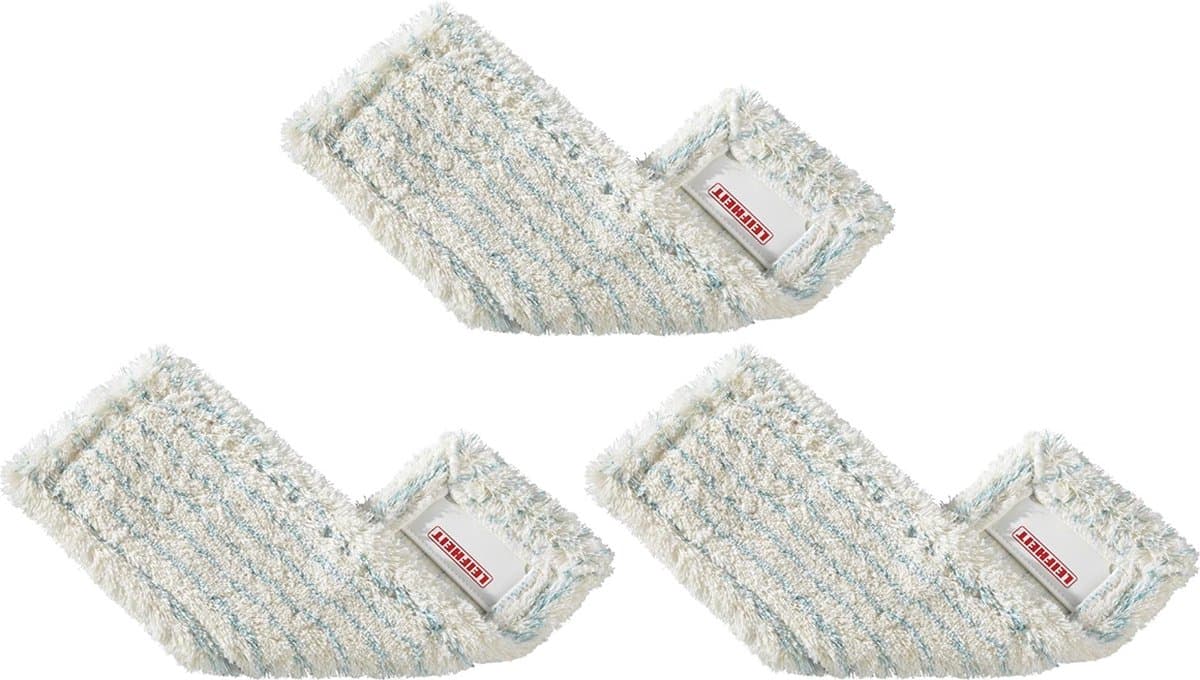 Leifheit - Profi overtrek vloerwisser xl - 42 cm gevouwen cotton plus/ set van 3