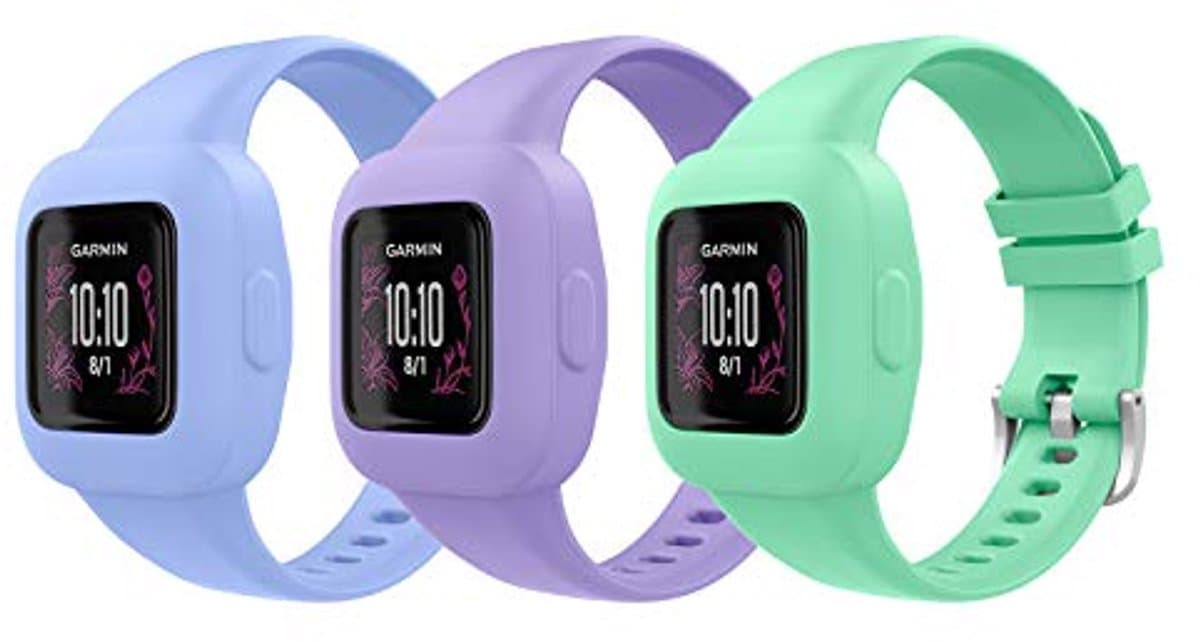 Verstelbare Silicoon Armband voor Garmin Vivofit JR 3 - 3-PACK