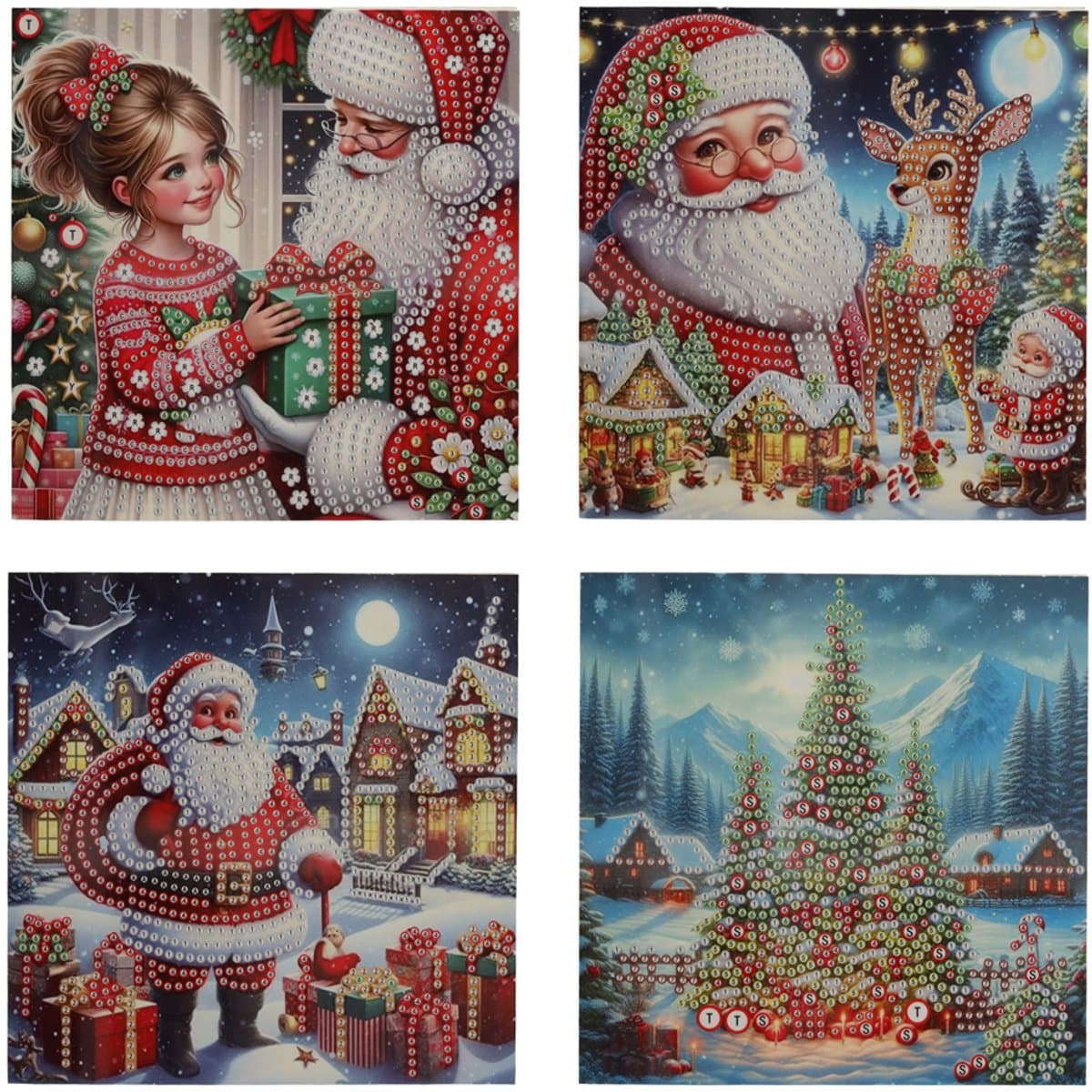 JENS Living Diamond Painting Kerstkaarten /4