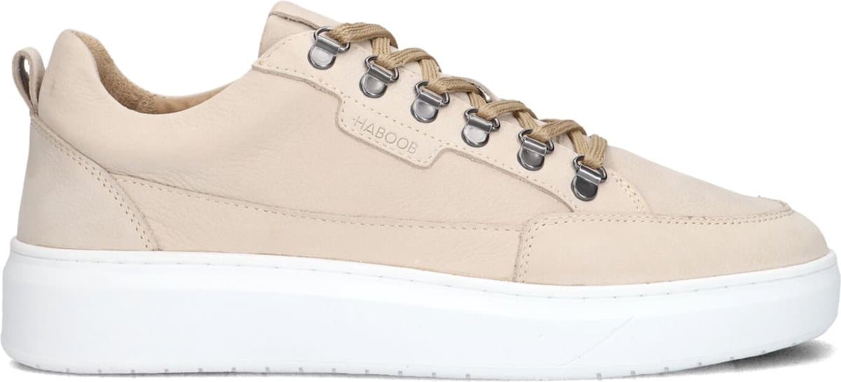 Haboob Lux Sneakers - Nubuck - Heren - Beige - Maat 40