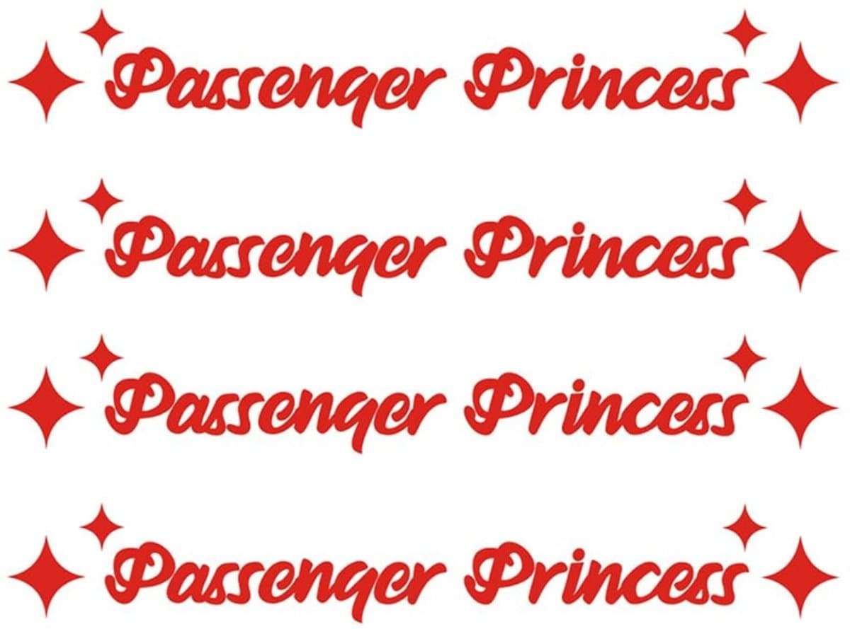 Dailygoods- Autostickers 4 Stuks - Grappige Beletteringsstickers - Autoaccessoires - Decoratie voor Vrachtwagens/Terreinwagens - Universeel - Hoogwaardige PET Materialen - Autodecoratie