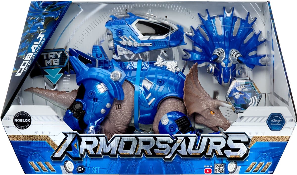 Armorsaurs Armor-Up-speelgoedfiguurtje Cobalt