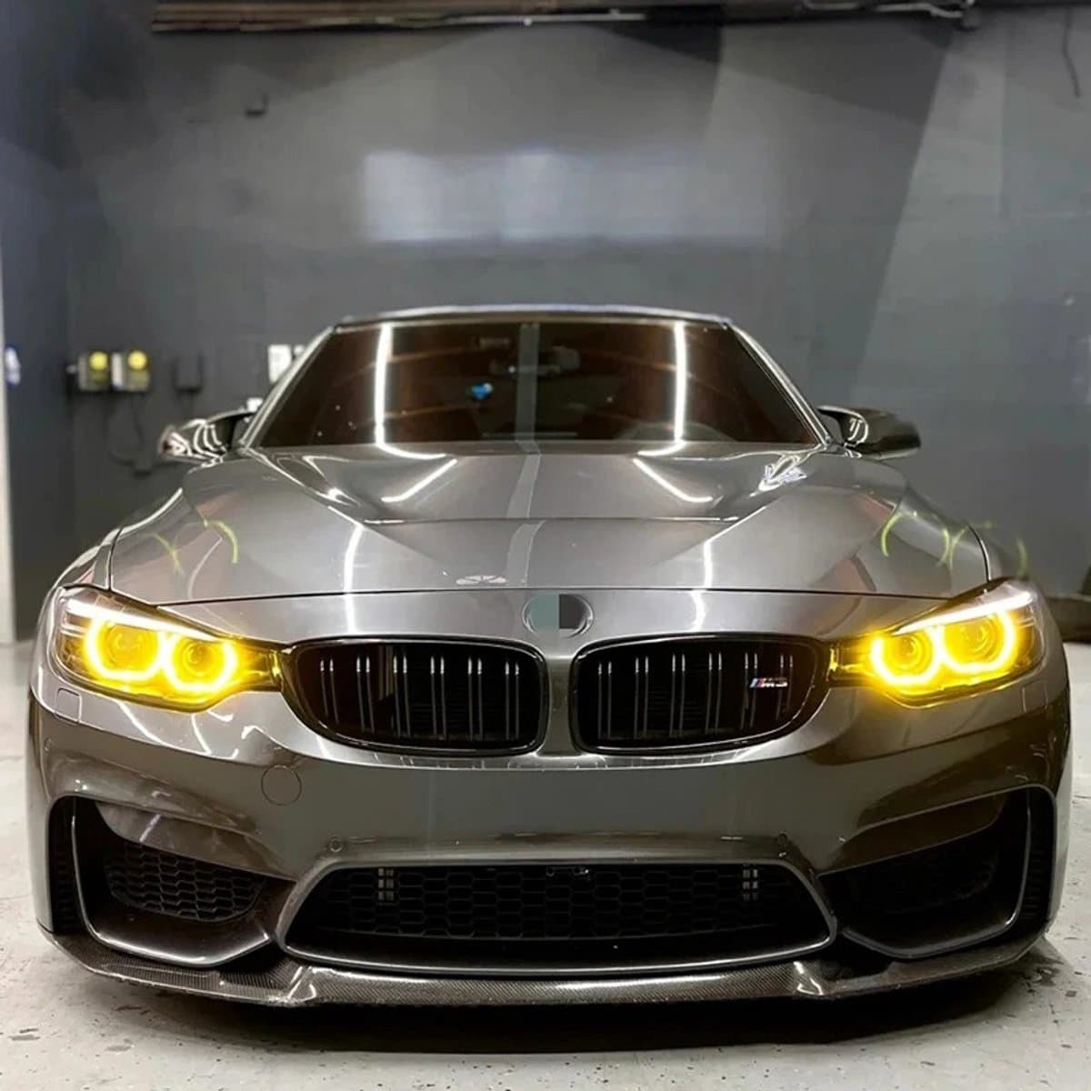 XEOD CSL LED DRL angel eyes modules Geel geschikt voor BMW F32 - F33 - F36 - F82 - F83 - 4 Serie - Voor Xenon koplampen - Complete set - Storingsvrij