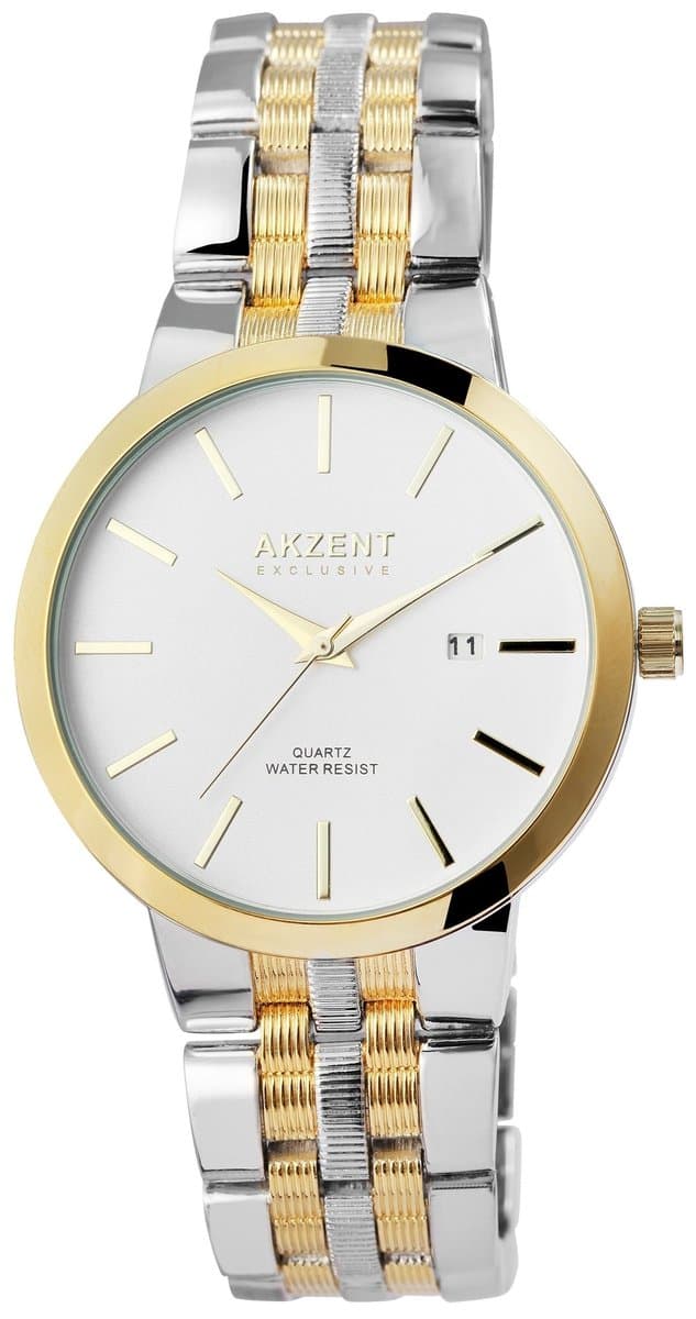 AKZENT Herenhorloge metaal Songul Akzent Exclusief herenhorloge met metalen band